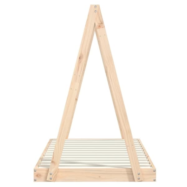 vidaXL sengeramme til juniorseng 80x160 cm massivt fyrretræ