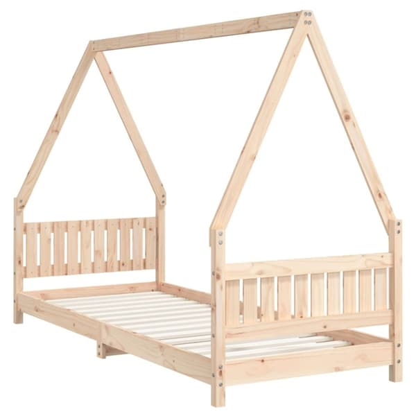 vidaXL sengeramme til juniorseng 80x200 cm massivt fyrretræ