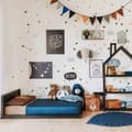 Miniatyrbild 2 av 9: Upphöjd säng för barn, golvsäng, Montessori-säng, Småbarnssäng, Sängstomme i trä, Sängstomme i trä, Tältsäng, Barnsäng, födelsedagspresent