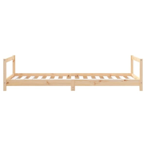 vidaXL sengeramme til juniorseng 90x190 cm massivt fyrretræ