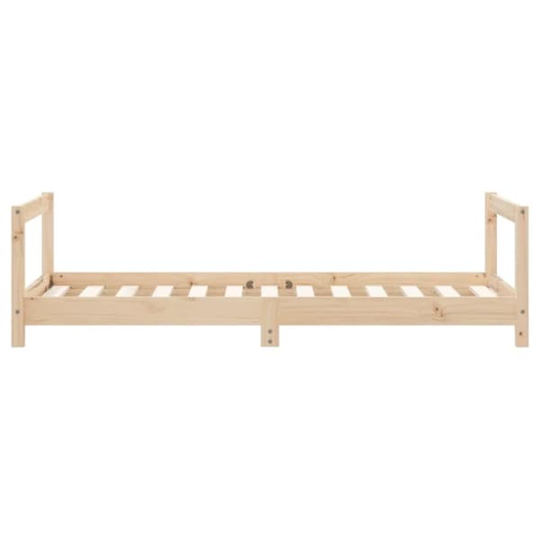 vidaXL sengeramme til juniorseng 80x160 cm massivt fyrretræ