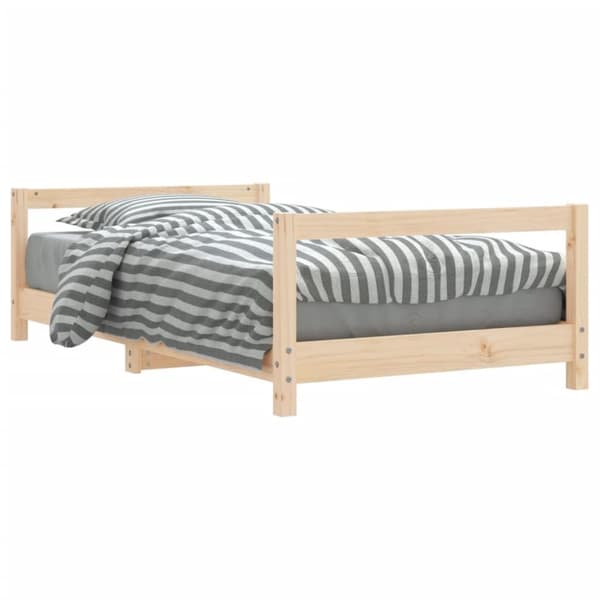 vidaXL sengeramme til juniorseng 80x160 cm massivt fyrretræ