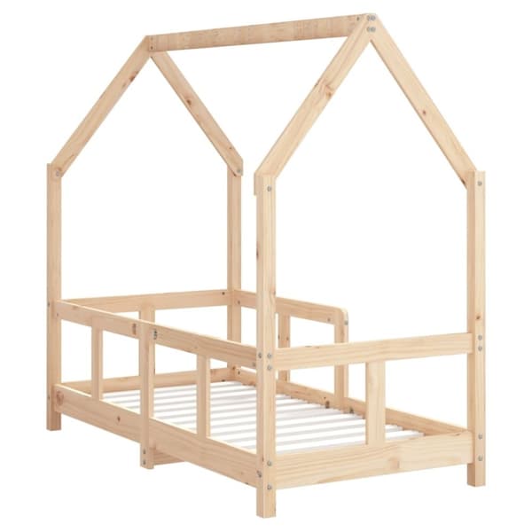 vidaXL Barnesengeramme 70x140 cm heltre furu