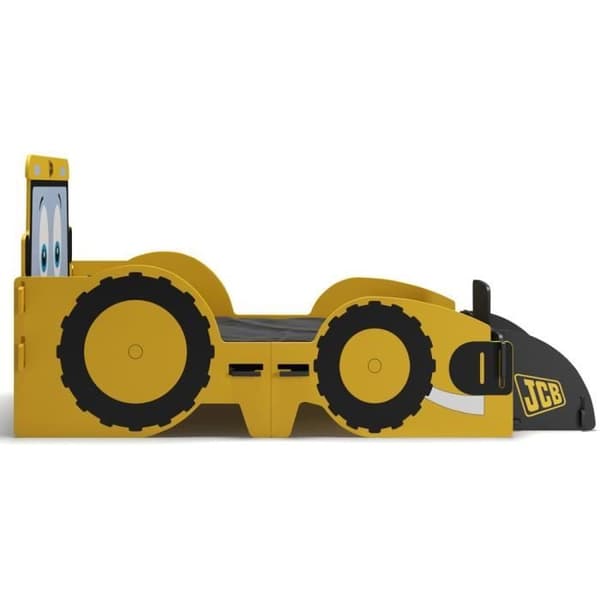 Mån 1er JCB juniorsäng - Barnsåg - Gul - Trä - 70 x 140 cm