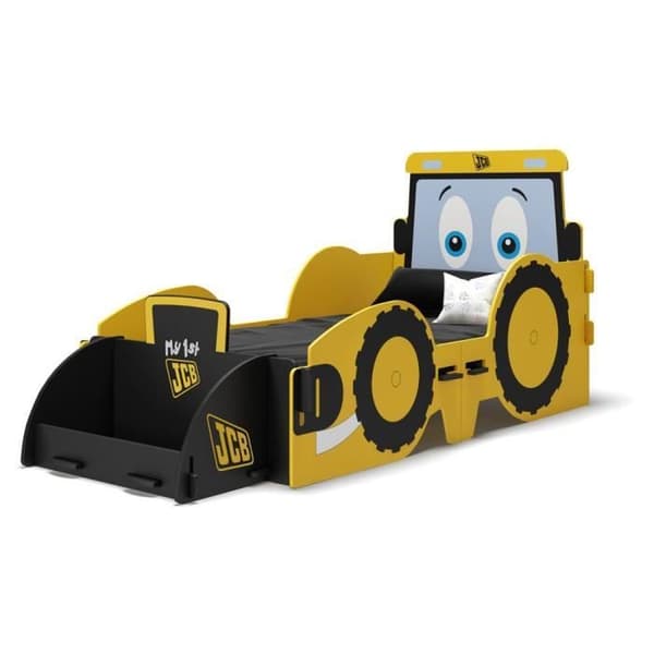 Mån 1er JCB juniorsäng - Barnsåg - Gul - Trä - 70 x 140 cm