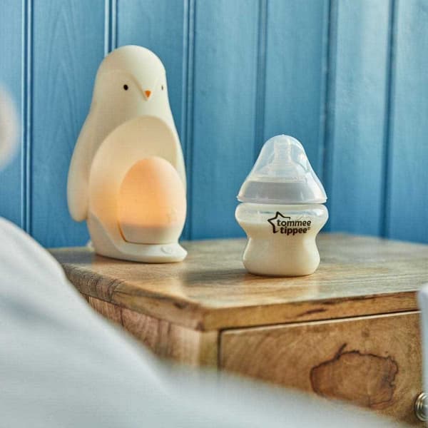 Tommee Tippee 2 In 1 Portable Penguin Night Light Hvid