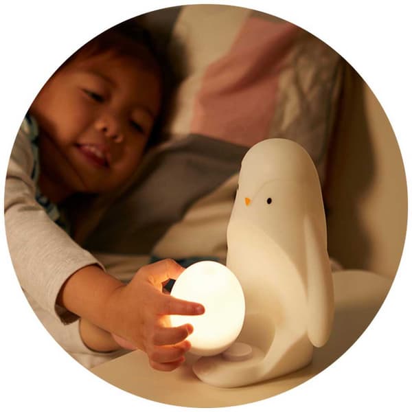 Tommee Tippee 2 In 1 Portable Penguin Night Light Hvid