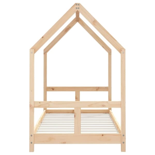 vidaXL Barnesengeramme 80x160 cm heltre furu