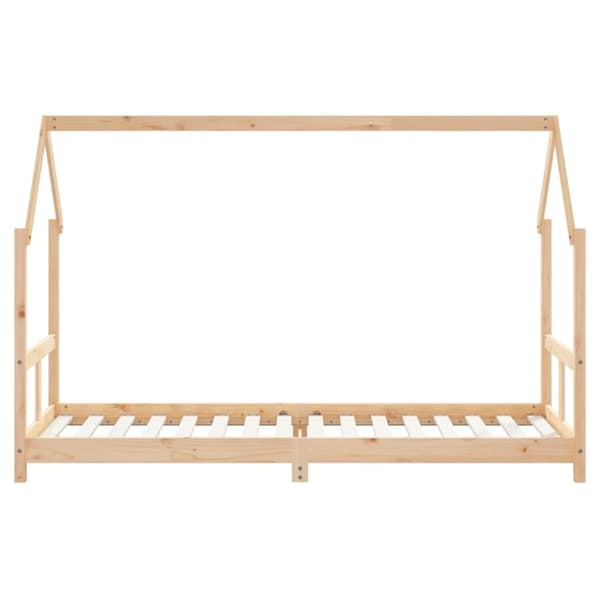 vidaXL sengeramme til juniorseng 80x200 cm massivt fyrretræ
