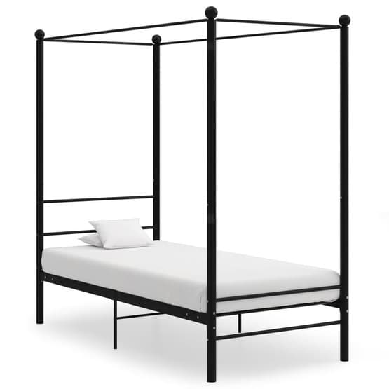 Himmelsäng Svart Metall 90X200 Cm - 1