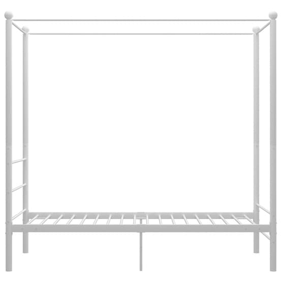 Himmelsäng Vit Metall 90X200 Cm - 1