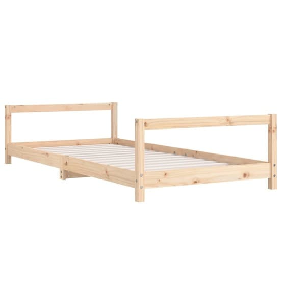 Sängram För Barnsäng 90X200 Cm I Massiv Furu