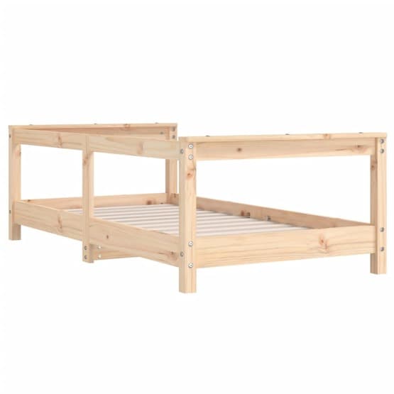 Sängram För Barnsäng 70X140 Cm Massiv Furu