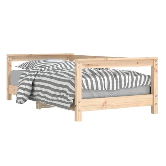 Sängram För Barnsäng 70X140 Cm Massiv Furu