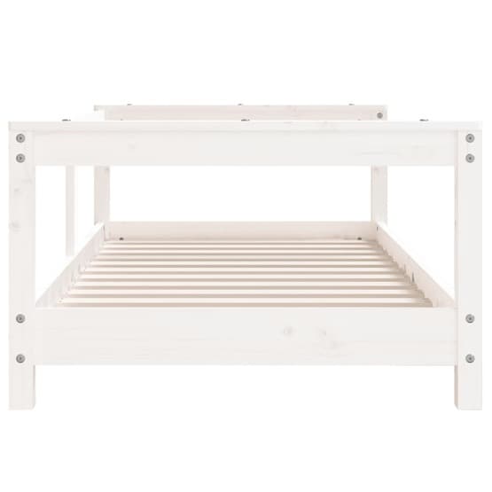 Sängram Barnsäng I Massiv Furu Vit 70X140 Cm