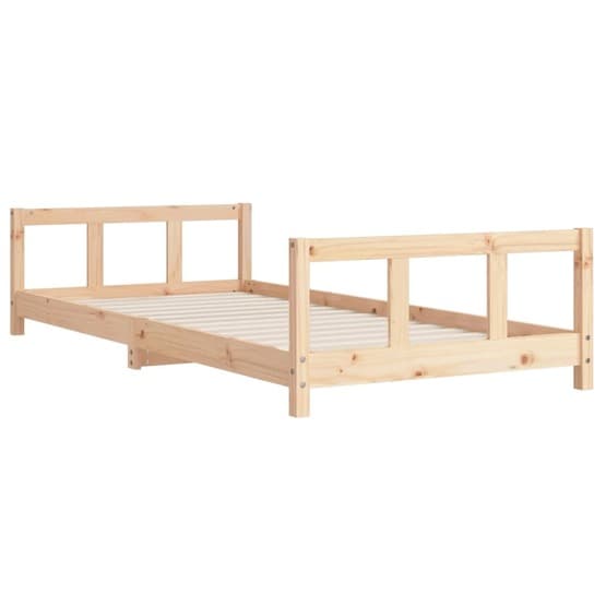 Sängram Barnsäng 90X200 Cm Massiv Furu