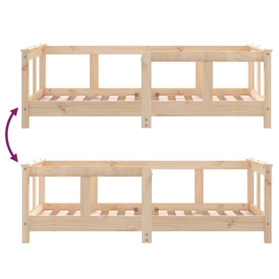 Sängram För Barnsäng 70X140 Cm I Massiv Furu