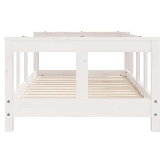 Sängram För Barnsäng 70X140 Cm Massiv Furu Vit