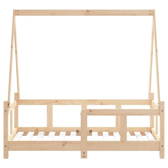 Sängram I Massiv Furu 70X140 Cm För Barnsäng