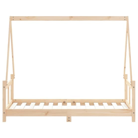 Sängram För Barnsäng I Massiv Furu 80X160 Cm