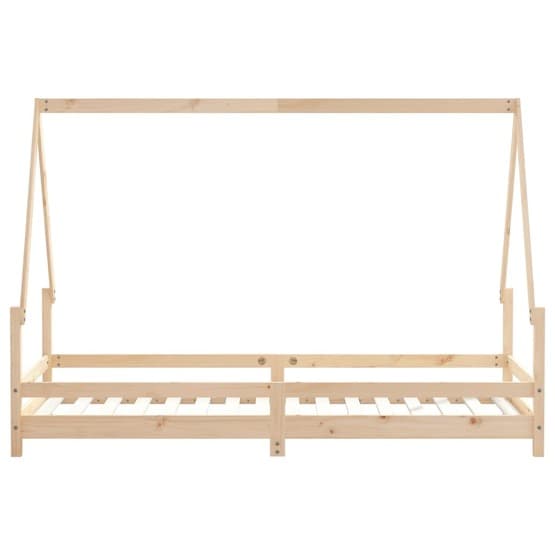 Sängram Barnsäng I Massiv Furu 90X200 Cm