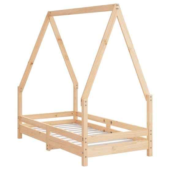 Sängram Barnsäng 70X140 Cm Massiv Furu