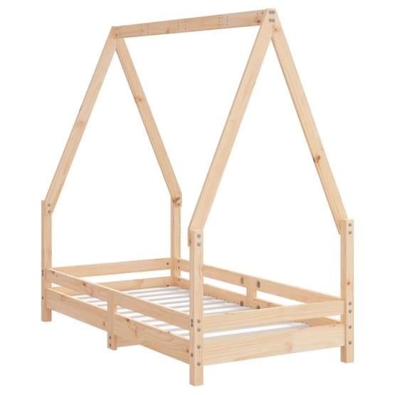 Sängram Barnsäng 70X140 Cm Massiv Furu