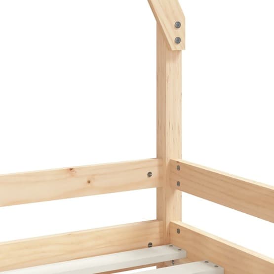 Sängram Barnsäng 70X140 Cm Massiv Furu