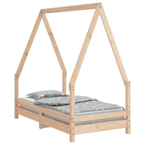 Sängram Barnsäng 70X140 Cm Massiv Furu