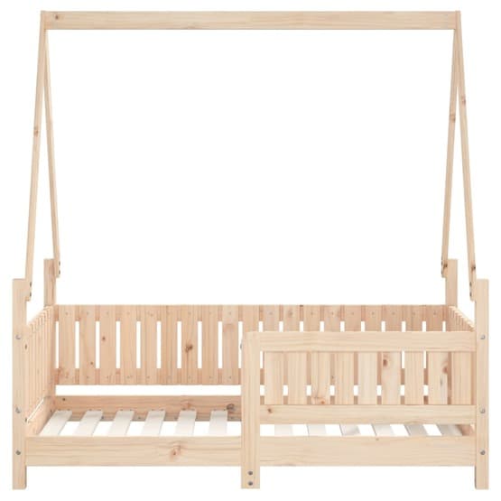 Sängram För Barnsäng Massiv Furu 70X140 Cm