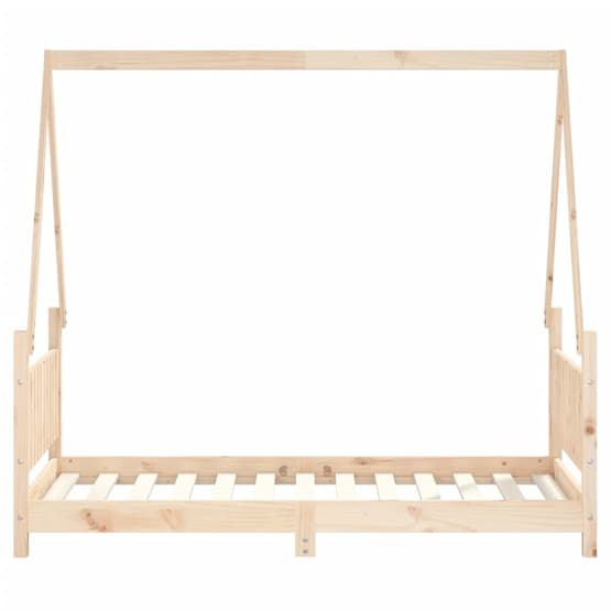 Sängram För Barnsäng 80X160 Cm Massiv Furu