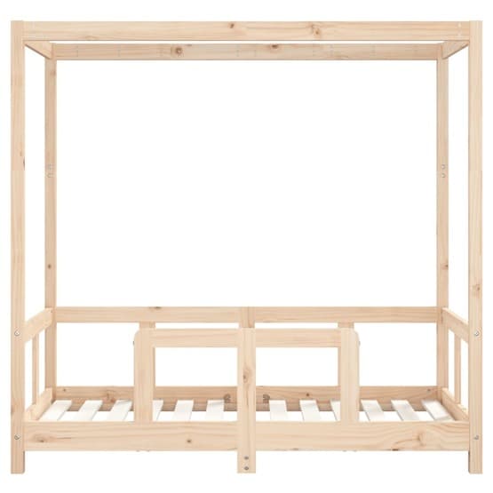 Sängram 70X140 Cm För Barnsäng Massiv Furu