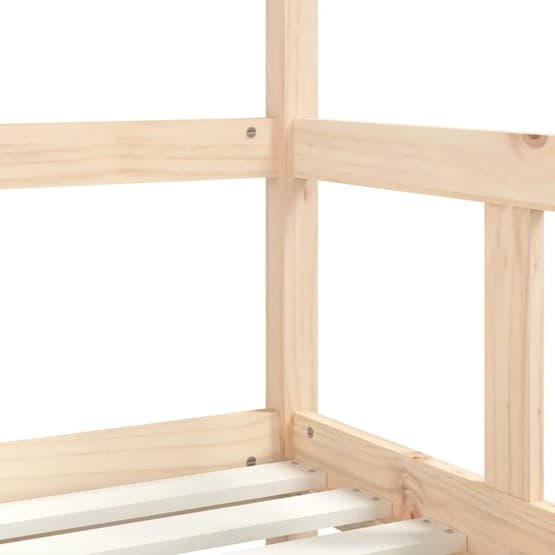 Sängram 70X140 Cm För Barnsäng Massiv Furu