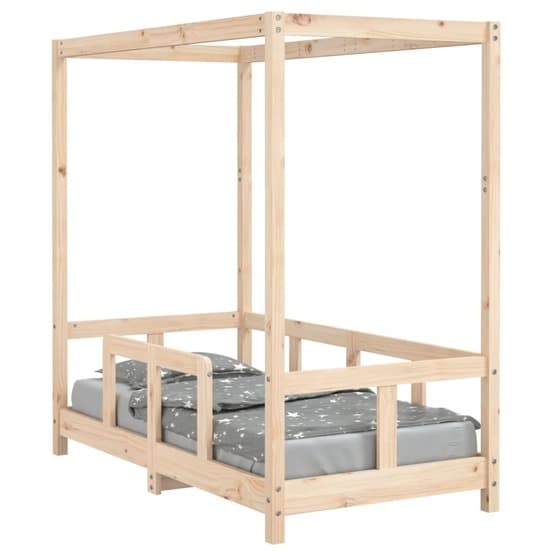Sängram 70X140 Cm För Barnsäng Massiv Furu