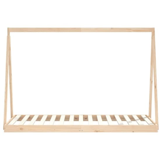 Sängram För Barn 90X190 Cm Massiv Furu