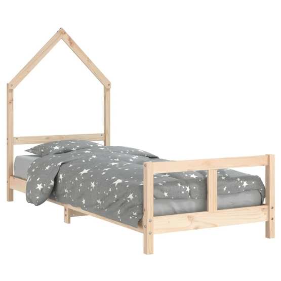 Sängram För Barnsäng 80X200 Cm I Massiv Furu