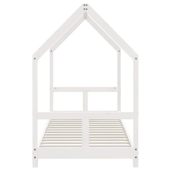 Sängram Barnsäng Vit 80X200 Cm Massiv Furu