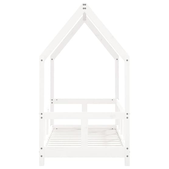 Sängram Barnsäng Vit 70X140 Cm Massiv Furu