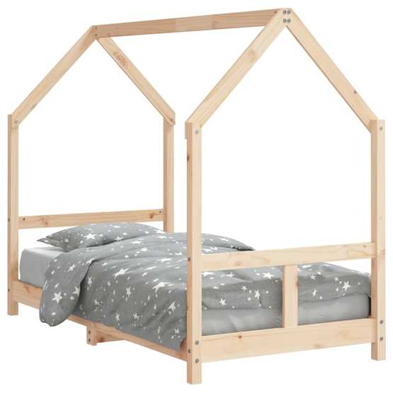 Sängram För Barnsäng 80X160 Cm I Massiv Furu