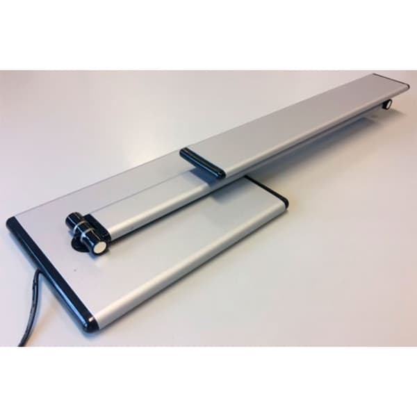 Unilux Bordlampe Led 5w Base Samling Og Taktil Metallisk Grå Base Søvfarvet