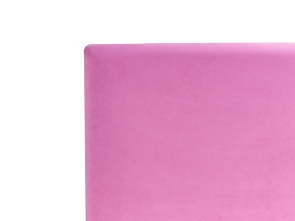 Enkeltseng Fuchsiarosa Fløyel 90 x 200 cm Lamellramme Moderne design Soverom