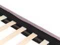 Miniatyrbilde 7 av 10: Enkeltseng Rosa Fløyel 90 x 200 cm Lamellramme Moderne design Soverom