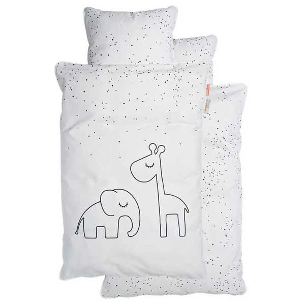 Done By Deer Sängkläder Junior Int Dreamy Dots Vit