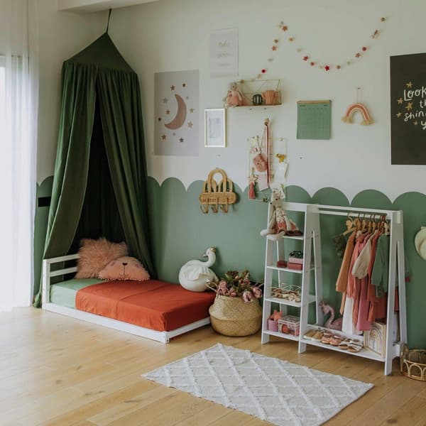 Montessori taaperon lattiasängyn runko, Montessori lattiasängyn sohvarunko täysi Lasten puinen sängyn runko Taaperon sängyn runko 1-vuotias lahja