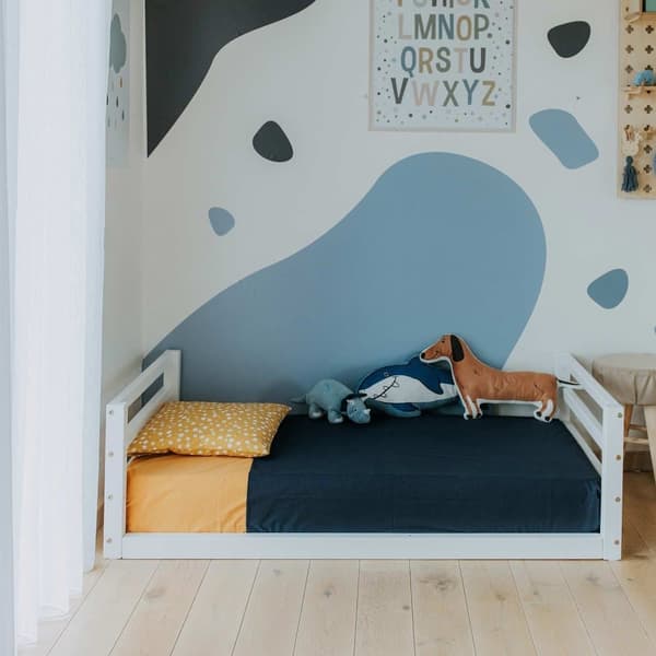 Montessori-lastensänky - Lasten matala sängynrunko - Montessori-taaperosängyn runko - Montessori-makuuhuoneen kalusteet