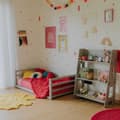 Miniatyrbillede 4 af 7: Montessori børneseng - Lav seng med platform til børn - Montessori sengestel til tumling - Montessori møbler til børneværelset - Seng til dreng