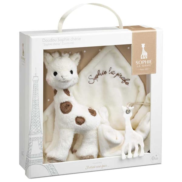 Sophie La Girafe Bamse Doudou Teddy Chérie Beige