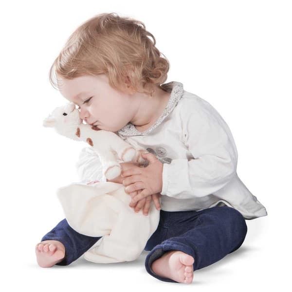 Sophie La Girafe Bamse Doudou Teddy Chérie Beige