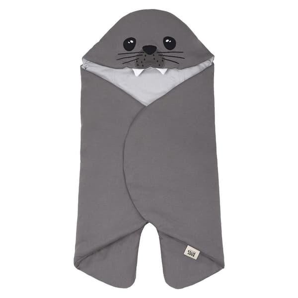 Baby Bites Seal Lullaby Sovsäck Grå 7 Months