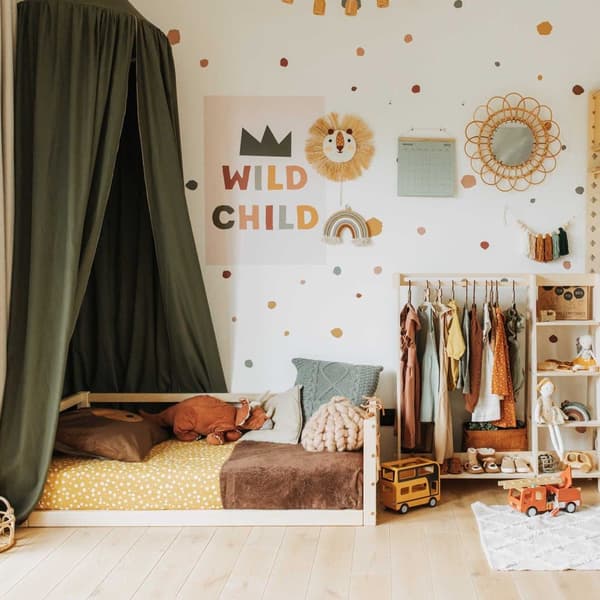 Montessori-lattiasänky Montessori-pikkulapsen lattiasängyn runko queen-kokoinen päiväsänky täysikokoinen lasten puusängyn runko Pikkulapsen sänkyn run
